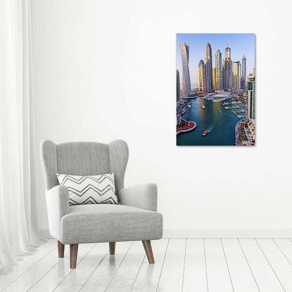 Vertikální Foto obraz canvas Zátoka Dubaj ocv-128392150