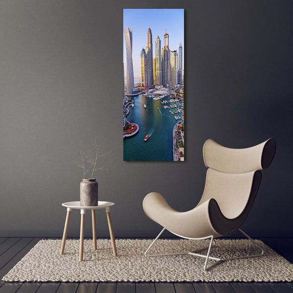 Vertikální Foto obraz canvas Zátoka Dubaj ocv-128392150