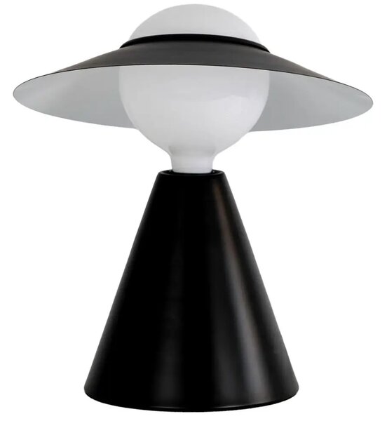 -25 % Dny MOMENTI– Angel Cerdá Černá kovová stolní lampa No. 8089