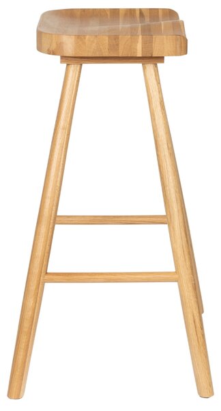White Label Dubová barová židle VANDER 64 cm