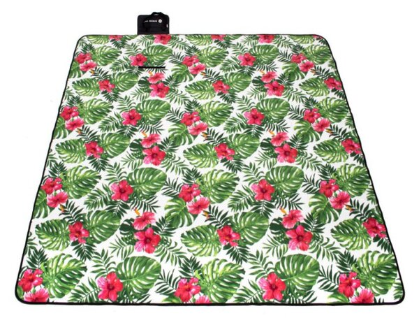 Pikniková deka 200x160 cm SPRINGOS PM020 zeleno-červená