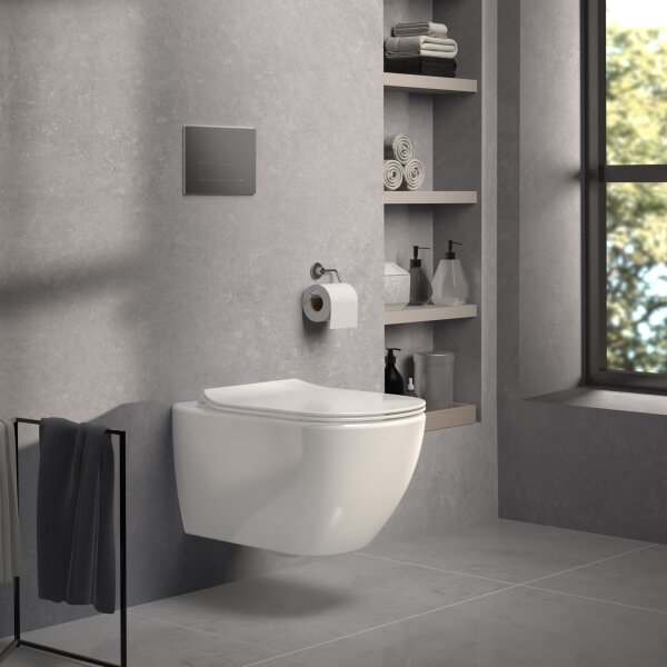 Ideal Standard T352701 - Záchodové prkénko SoftClose TESI bílá