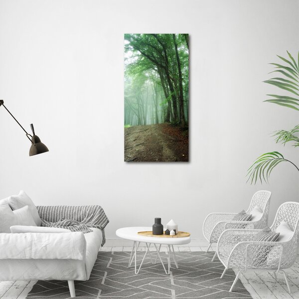 Vertikální Foto obraz canvas Mlha v lese ocv-132941694