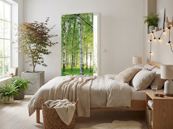 Fototapeta na dveře BIRCH GROVE 86x200 cm