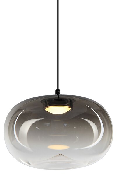Závěsné svítidlo Vaso, 1x grafitové skleněné stínítko, (fi 18cm), b