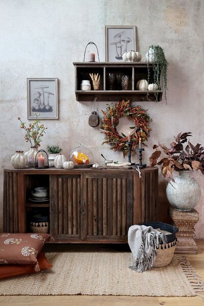 Přírodní jutový koberec s třásněmi Hully - 70*150 cm - Chic Antique