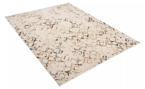 Makro Abra Kusový koberec GOLDEN MZ25C moderní krémový Rozměr: 80x150 cm