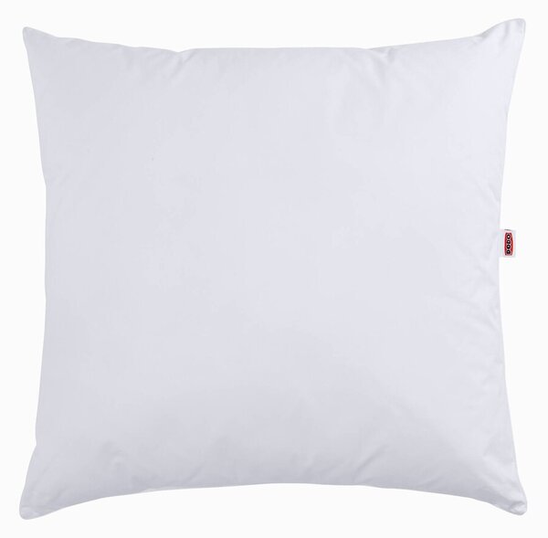 Eco-friendly polštář Suprelle Blue Dodo® z bio bavlny, tvrdý bílá 60x60 cm
