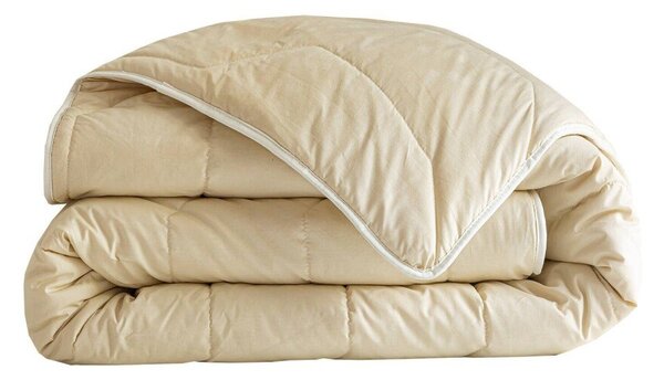 Přikrývka z lamí vlny s duo-double izolací 2x200g/m2 přírodní 140x200 cm