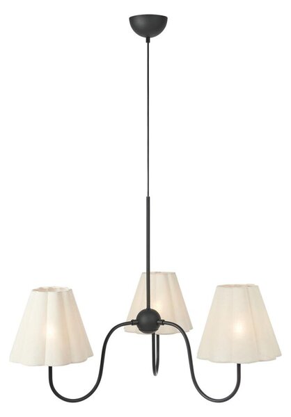 Markslöjd 109172 - Lustr na lanku VEYA 3xE14/40W/230V pr. 90 cm len/černá