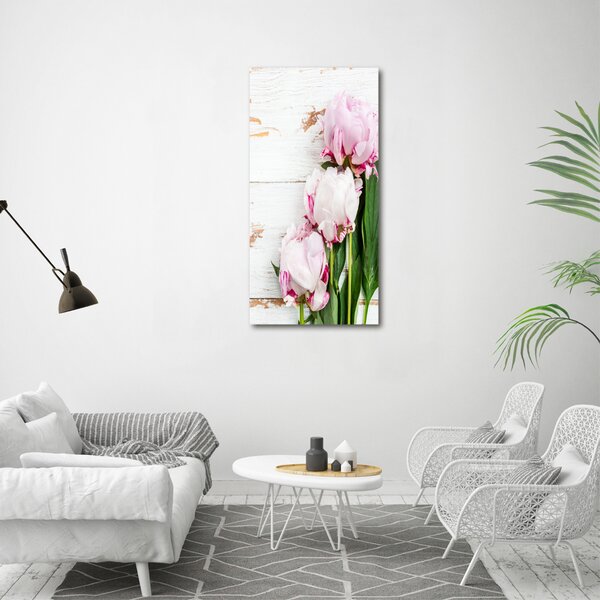 Vertikální Moderní obraz canvas na rámu Pivoňka ocv-157047076