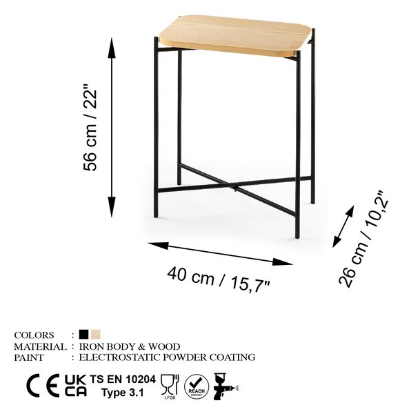 ASIR Konferenční stolek SHB-003 světlý