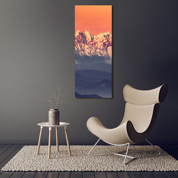 Vertikální Foto obraz na plátně Panorama Tatry ocv-158378613