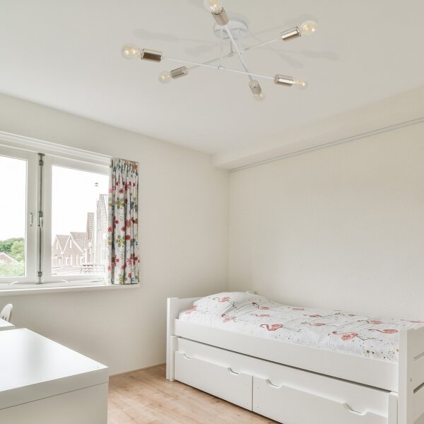 Přisazený lustr CAMBRIDGE 6xE27/15W/230V mosaz/bílá