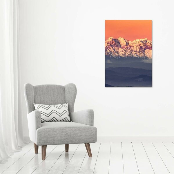 Vertikální Foto obraz na plátně Panorama Tatry ocv-158378613