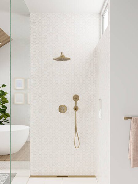 Hansgrohe Croma Horní sprcha 280 1jet, kartáčovaný bronz 26220140