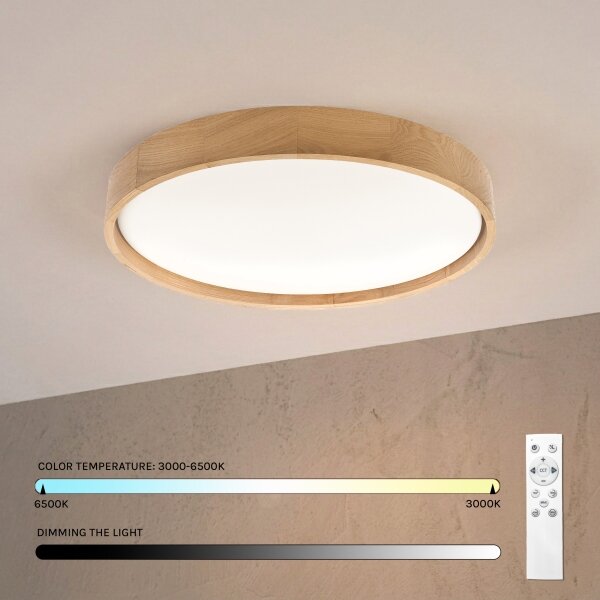 Brilagi - LED Stm stropní svítidlo MANAROLA LED/36W/230V 3000-6500K pr. 51 cm+DO