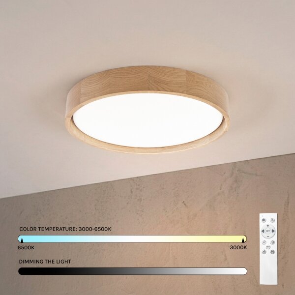 Brilagi - LED Stm stropní svítidlo MANAROLA LED/24W/230V 3000-6500K pr. 41 cm+DO