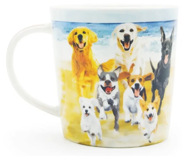 Hrnek Vypusťte hafany, PPD, 400 ml, motiv psů, dárková krabička