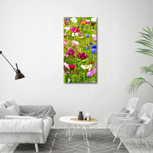 Vertikální Foto obraz canvas Polní květiny ocv-169402975