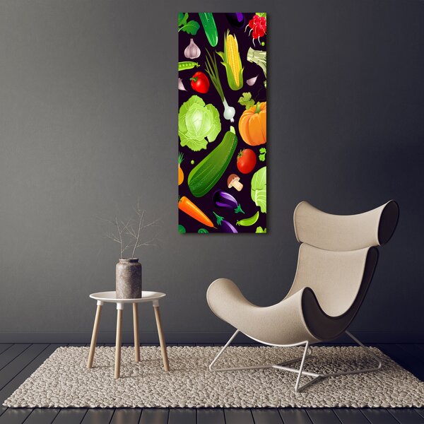 Vertikální Moderní obraz canvas na rámu Zelenina ocv-178769507
