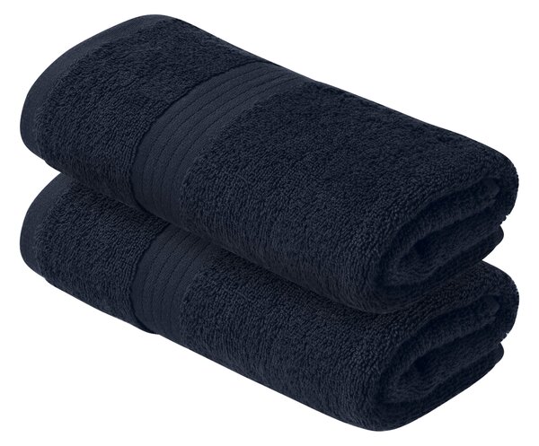 Livarno® Froté ručník, 50 x 100 cm, 500 g/m2, 2 kusy (modrá) (100395055002)