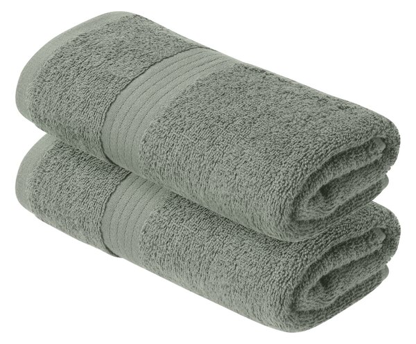 Livarno® Froté ručník, 50 x 100 cm, 500 g/m2, 2 kusy (mintová) (100395055004)