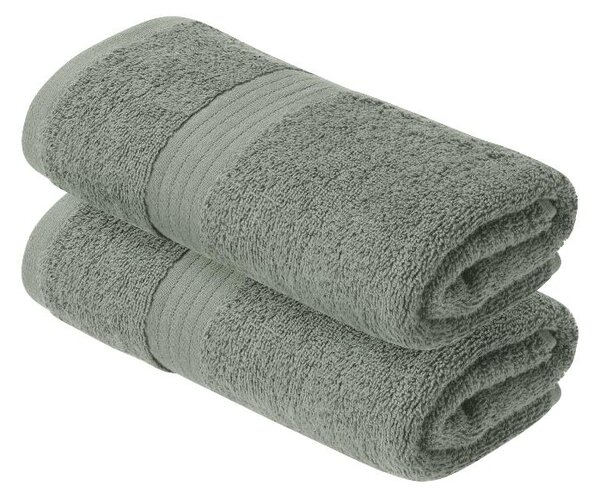 Livarno® Froté ručník, 50 x 100 cm, 500 g/m2, 2 kusy (mintová) (100395055004)