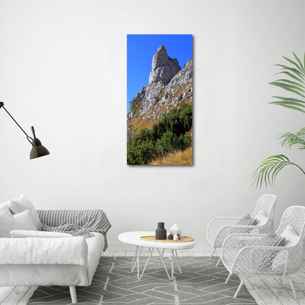 Vertikální Fotoobraz na skle malý Giewont Tatry osv-186285195