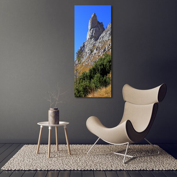 Vertikální Fotoobraz na skle malý Giewont Tatry osv-186285195