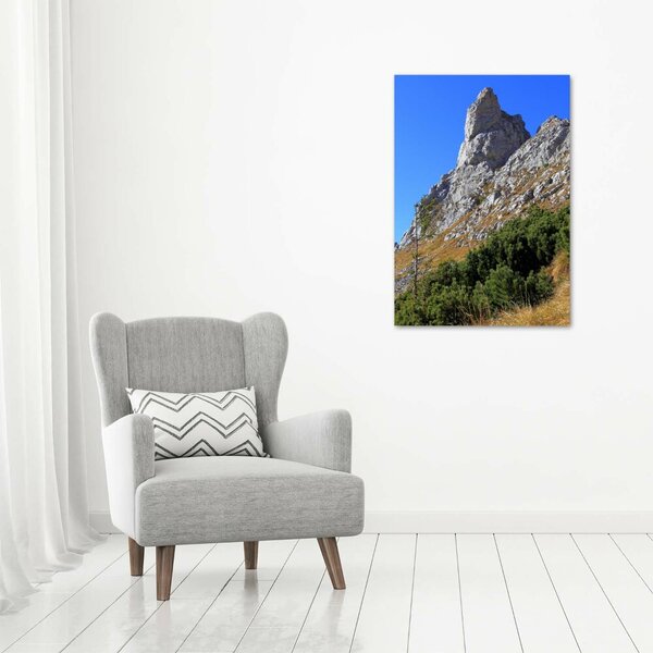 Vertikální Fotoobraz na skle malý Giewont Tatry osv-186285195