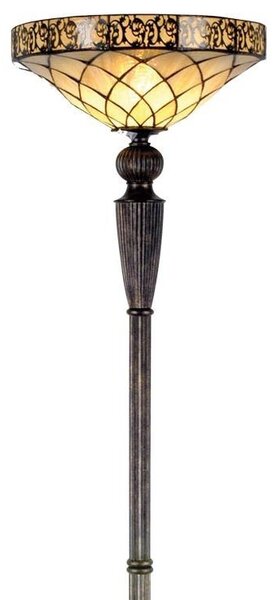 Stojací lampa Tiffany- Ø 41*179 cm 1x E27 / max - Clayre & Eef
