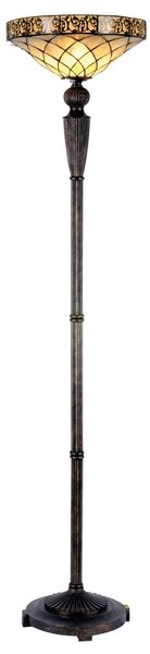 Stojací lampa Tiffany- Ø 41*179 cm 1x E27 / max - Clayre & Eef