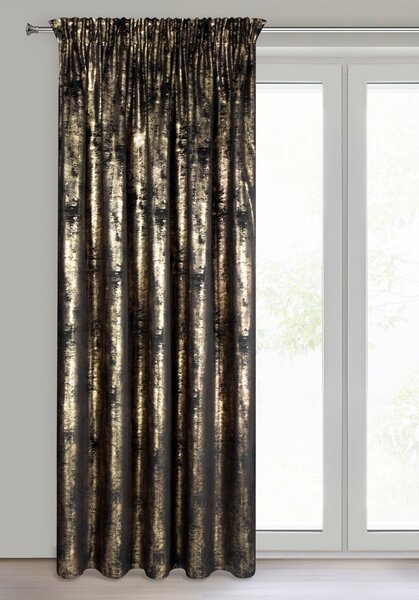 ZATEMŇOVACÍ ZÁVĚS NA PÁSCE RENIA 140X270 CM VZOROVANÁ