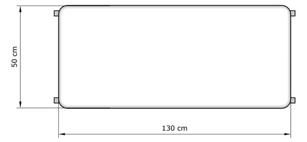 MarLiving Lavice BREEZIO 02 140 cm z masivu/oranžová