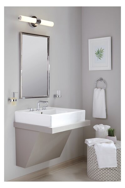 GROHE Essentials - Dávkovač tekutého mýdla s držákem, Chrom 40448001