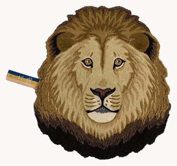 Ručně všívaný vlněný koberec's vysokým vlasem Ari Lion