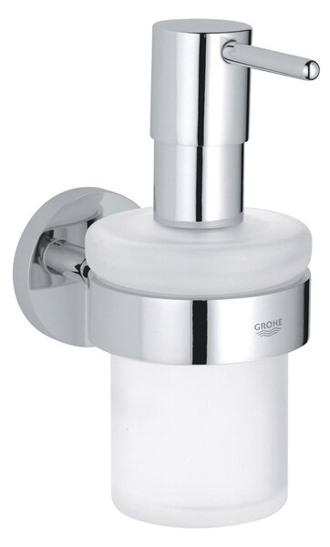 GROHE Essentials - Dávkovač tekutého mýdla s držákem, Chrom 40448001
