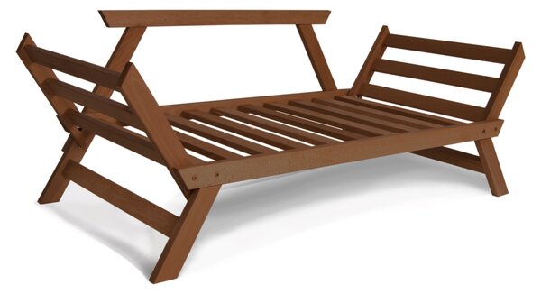 MarLiving Rozkládací futonová pohovka BREEZIO 03 170 cm z masivu/modrá