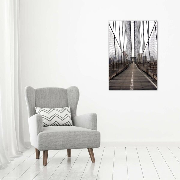 Vertikální Foto obraz skleněný svislý Brooklynský most osv-24812504