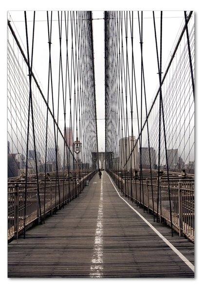 Vertikální Foto obraz skleněný svislý Brooklynský most osv-24812504