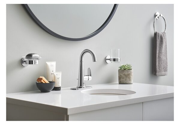 GROHE Essentials - Sklenička s držákem, Chrom 40447001