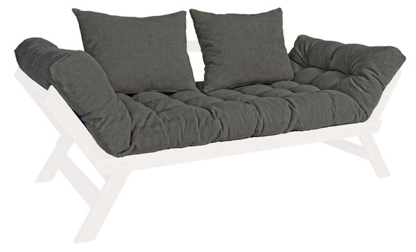 MarLiving Rozkládací futonová pohovka BREEZIO 03 170 cm z masivu/šedá