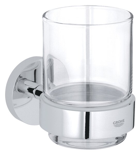 GROHE Essentials - Sklenička s držákem, Chrom 40447001