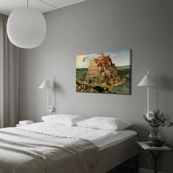 ASIR Obraz na plátně Pieter Bruegel – Velká věž Babilonská