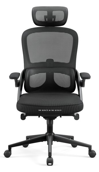 Ergonomická kancelářská židle Diablo V-Light: černá