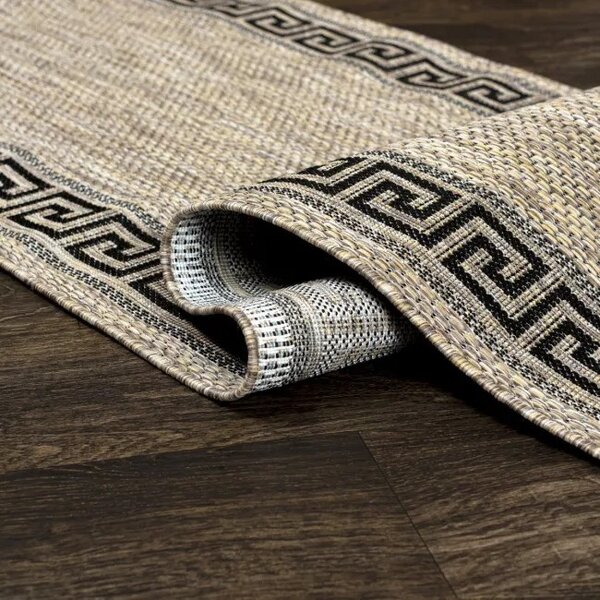 Makro Abra Běhoun Sisal MELISSA KF91A hnědý béžový Šíře: 80 cm