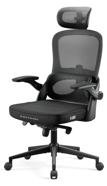 Ergonomická kancelářská židle Diablo V-Light: černá