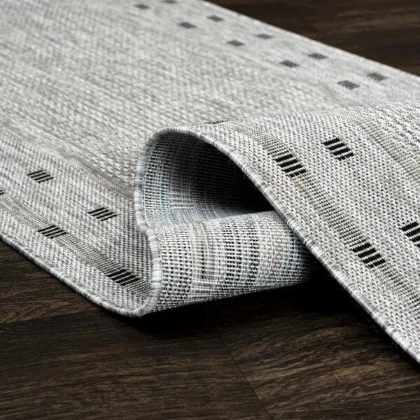 Makro Abra Běhoun Sisal MELISSA KE63A šedý Šíře: 70 cm