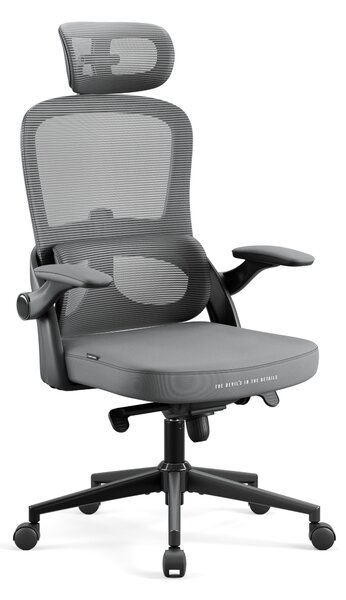 Ergonomická kancelářská židle Diablo V-Light: šedá